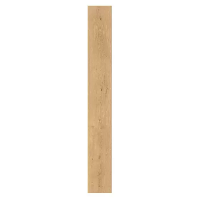 Parador Designboden Modular One - Eiche pure natur, Landhausdiele, 2.200 x 235 x 8 mm - Hellbraune Holzdiele mit natürlicher Maserung und kleinen Ästen.
