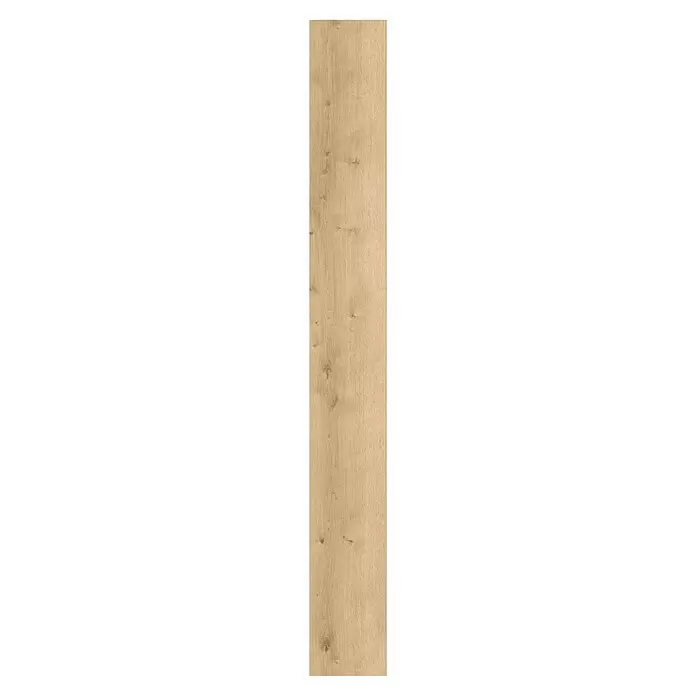 Parador Designboden Modular One - Eiche pure hell, Landhausdiele, 2.200 x 235 x 8 mm - Helles Holzbrett mit natürlicher Maserung und sichtbaren Ästen, geeignet für Böden oder Verkleidungen.