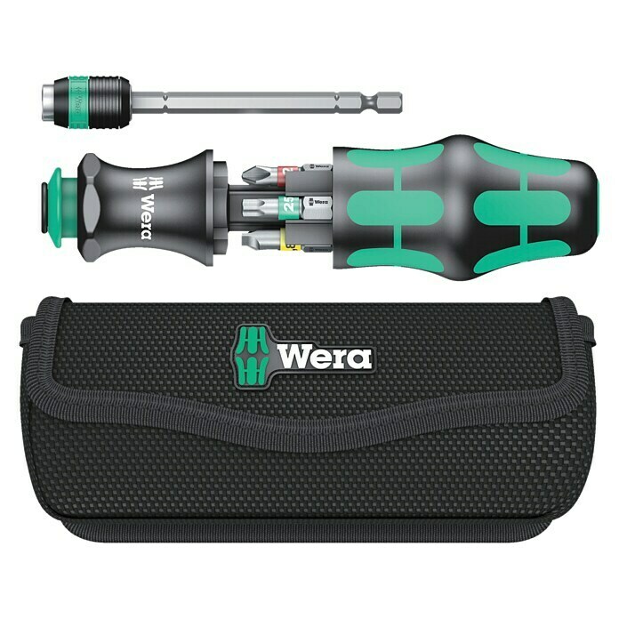 Wera Umsteckschraubendreher Kraftform Kompakt 20 Tool Finder 1¼″ Front View