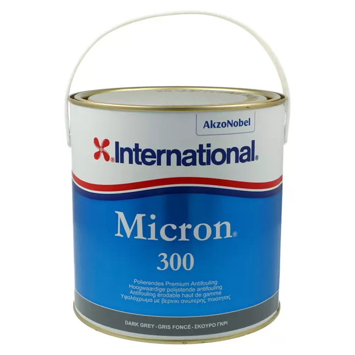International Selbstpolierendes Antifouling Micron 300 - Dunkelgrau, 2,5 l