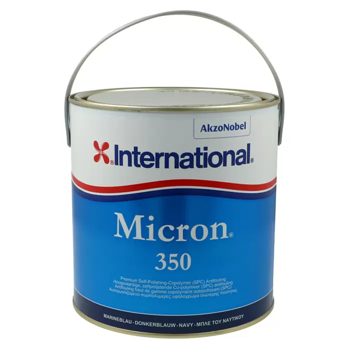 International Selbstpolierendes Antifouling Micron 350 - Marineblau, 2,5 l