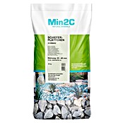 Min2C Schieferplättchen (Schwarz, 20 kg, Körnung: 22 mm - 40 mm)