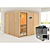 Karibu Elementsauna Arvika (Mit 9 kW Saunaofen mit externer Steuerung, L x B x H: 231 x 231 x 198 cm) | BAUHAUS