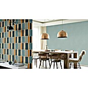 Rasch Florentine III Vliestapete Patchwork (Blaugrau, Grafisch, 10,05 x 0,53 m) | BAUHAUS