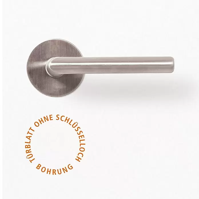 Kilsgaard Zimmertür 42/00 ohne Schlüssellochbohrung - 610 x 1.985 mm, DIN Anschlag: Rechts, Weiß lackiert, ähnlich RAL 9010, Röhrenspan - Informationsansicht