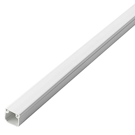 Inofix Canaleta para cables adhesiva (L x An x Al: 200 x 1,6 x 1,6 cm, Blanco)
