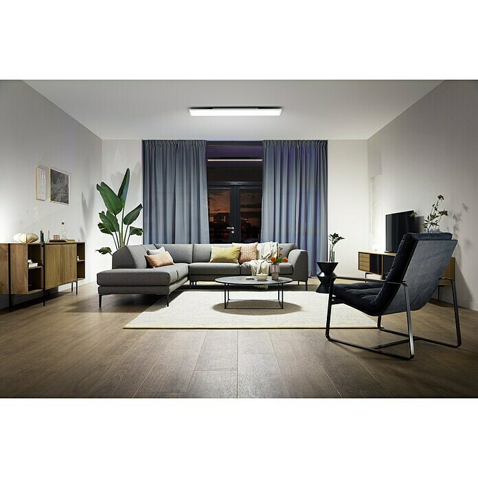 Philips Hue LED-Panel Aurelle (39 W, L x B x H: 120 x 30 x 4,6 cm, Weiß, Warmweiß) | BAUHAUS