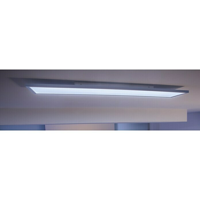 Philips Hue LED-Panel Aurelle (39 W, L x B x H: 120 x 30 x 4,6 cm, Weiß, Warmweiß) | BAUHAUS