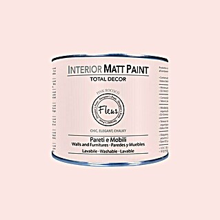 Fleur Pintura para efectos decorativos Interior Matt Paint (Pink Rococo, 375 ml)