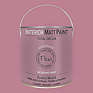 Fleur Pintura para efectos decorativos Interior Matt Paint (Elegant Rose, 2,5 l)