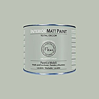 Fleur Pintura para efectos decorativos Interior Matt Paint (Veranda Green, 375 ml)