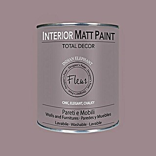 Fleur Pintura para efectos decorativos Interior Matt Paint (Indian Elephant, 750 ml)