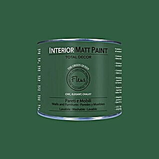 Fleur Pintura para efectos decorativos Interior Matt Paint (The Green Queen, 375 ml)
