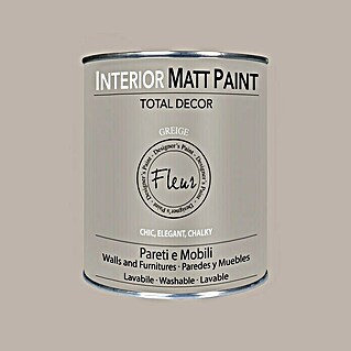 Fleur Pintura para efectos decorativos Interior Matt Paint (Greige, 750 ml)