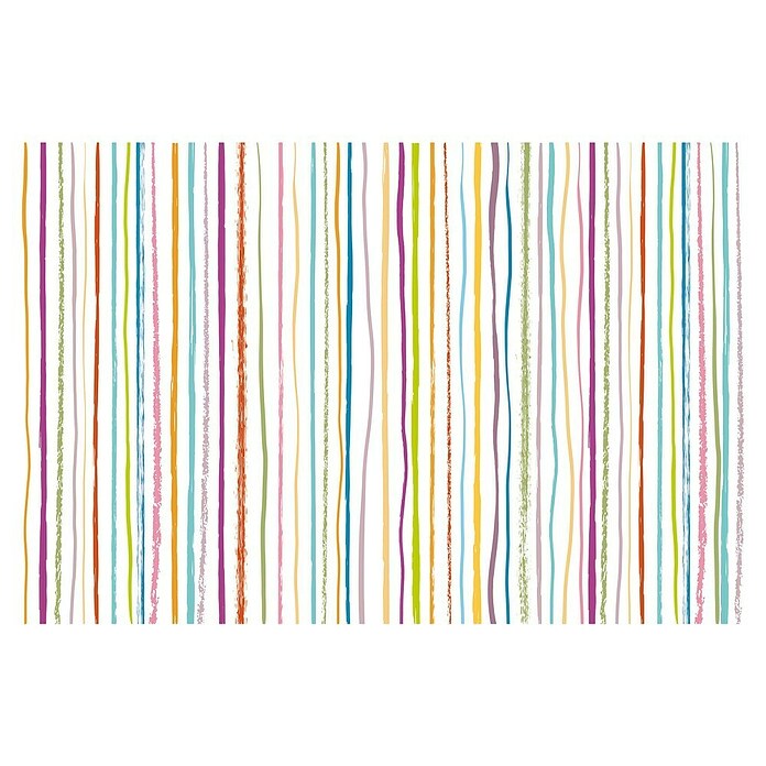 Papel pintado de vinilo Línea Color (280 x 90 cm, Multicolor, Autoadhesivo) | BAUHAUS