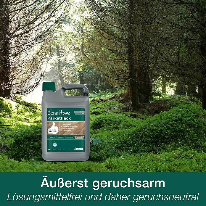 Bona Home Parkettlack Classic (Farblos, 4 l, Glänzend)