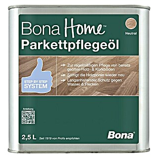 Bona Home Parkett-Pflegeöl (Neutral, 2,5 l)