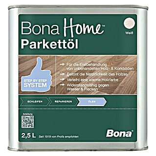 Bona Home Parkett-Öl (Weiß, 2,5 l)