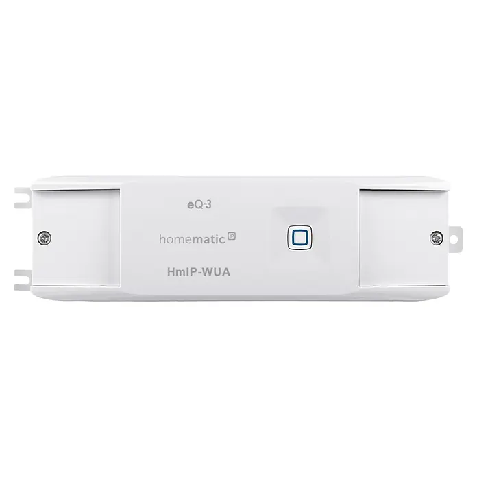 Homematic IP Aktor Universal Schaltaktor HmIP-WUA - Schaltspannung max.: 230 V - Das eQ-3 Homematic IP Wandtaster-Unterputzmodul HmIP-WUA ist ein smartes Gerät zur Steuerung von Funktionen im Smart Home System.