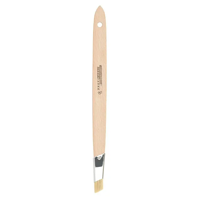 Profi Depot by Storch-Ciret Schrägstrichzieher - Breite Borsten: 15 mm, Mischborsten, Holz - Pinsel mit hellem Holzgriff und silberner Zwinge. Ideal für präzise Farbaufträge, robust und langlebig für den professionellen Einsatz.