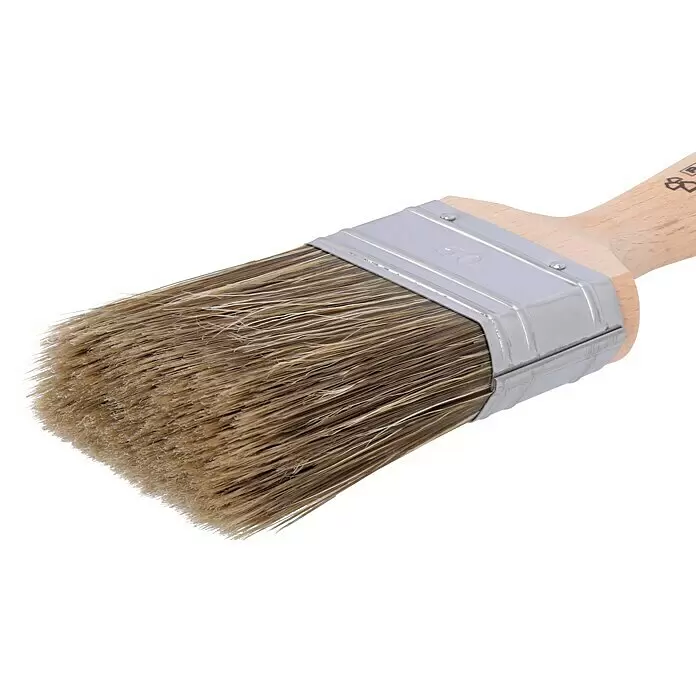 Profi Depot by Storch-Ciret Lasur-Flachpinsel - Breite Borsten: 50 mm, Mischborsten, Holz - Detailaufnahme