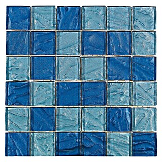 Baldosa de mosaico Andes (30 x 30 cm, Azul)