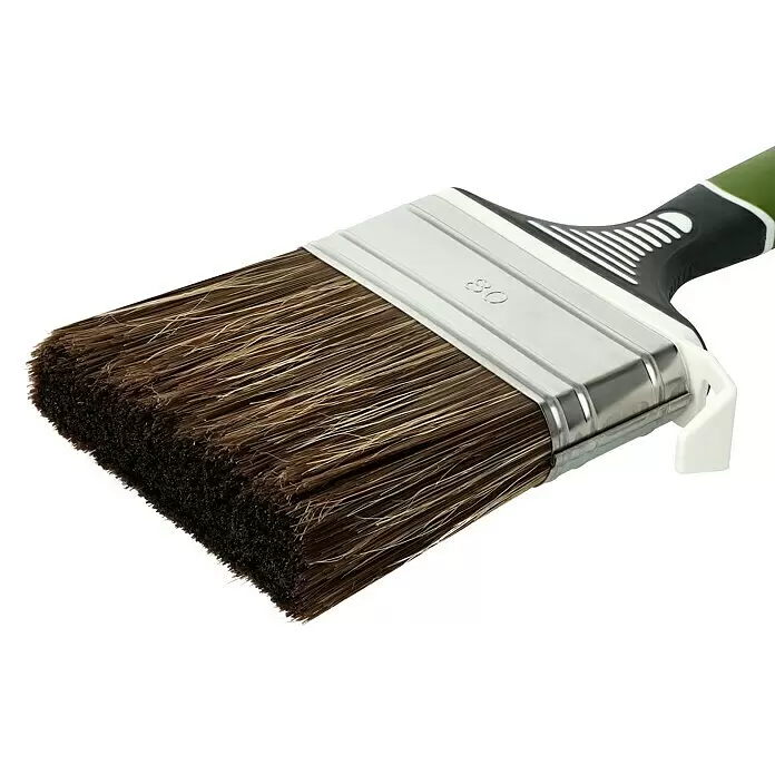 swingcolor Lasur-Flachpinsel 3K - Breite Borsten: 80 mm, Mischborsten, Kunststoff - Detailaufnahme