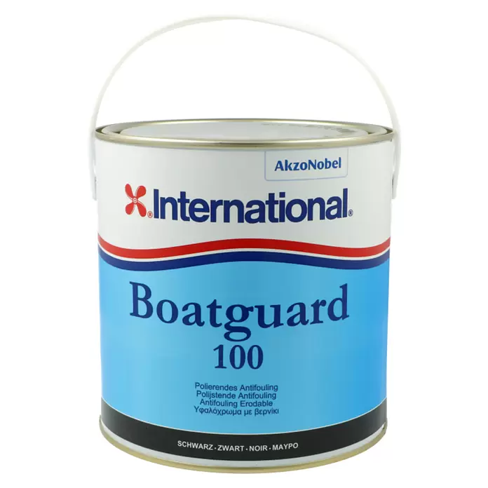 International Selbstpolierendes Antifouling Boatguard 100 - Schwarz, 2,5 l