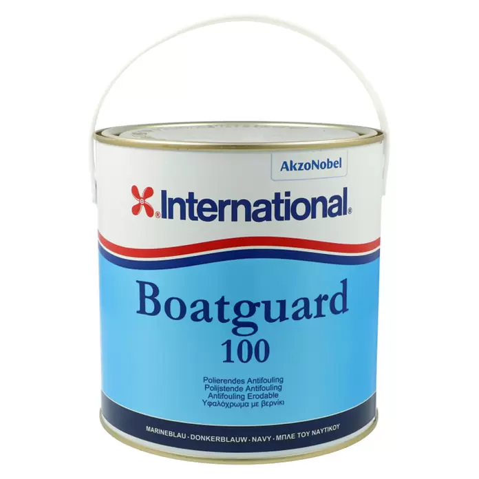 International Selbstpolierendes Antifouling Boatguard 100 - Marineblau, 2,5 l