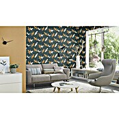 Barbara Home Collection Vliestapete Kraniche (Nachtblau, Tieroptik, 10,05 x 0,53 m) | BAUHAUS