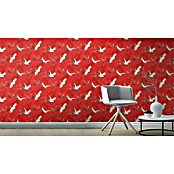 Barbara Home Collection Vliestapete Kraniche (Rot, Tieroptik, 10,05 x 0,53 m) | BAUHAUS