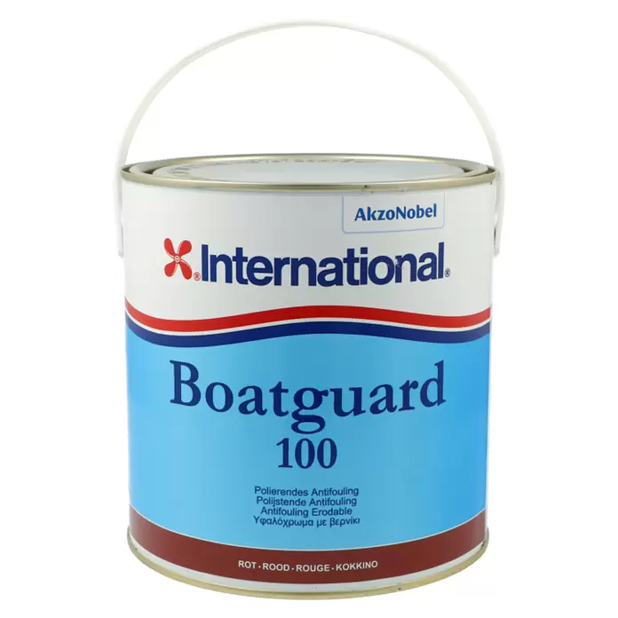 International Selbstpolierendes Antifouling Boatguard 100 - Rot, 2,5 l