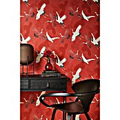 Barbara Home Collection Vliestapete Kraniche (Rot, Tieroptik, 10,05 x 0,53 m) | BAUHAUS