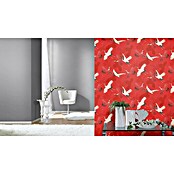 Barbara Home Collection Vliestapete Kraniche (Rot, Tieroptik, 10,05 x 0,53 m) | BAUHAUS