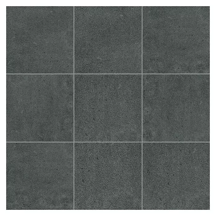 Art-Tec by Palazzo Feinsteinzeugfliese - 80 x 80 cm, Graphit, Schimmernd - Draufsicht