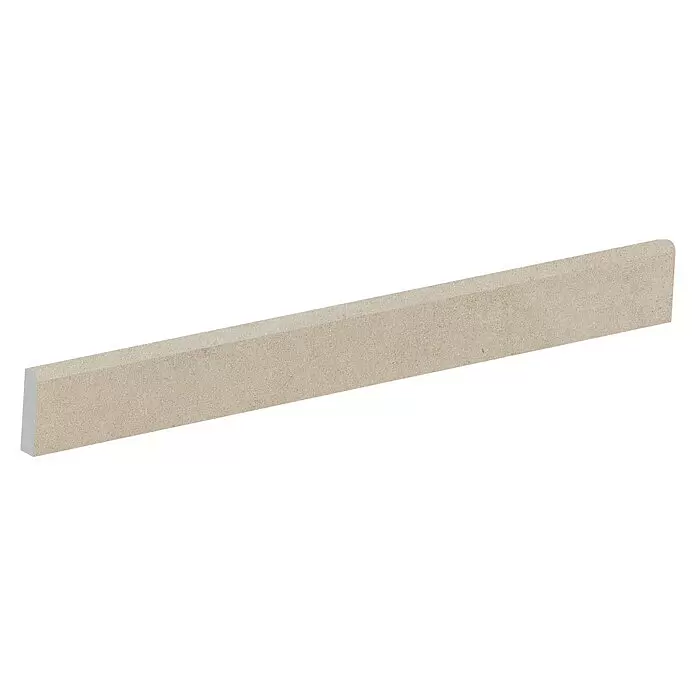 Art-Tec by Palazzo Sockelfliese - 7 x 59,5 cm, Creme, Glänzend - Diagonale Ansicht