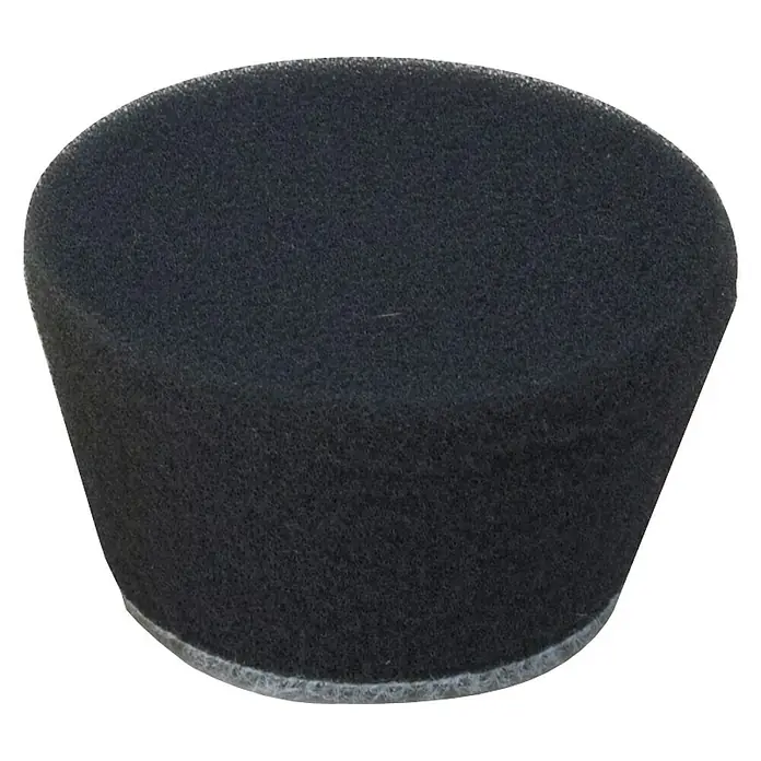 Proxxon Polierschwamm - Weich, Durchmesser: 50 mm, 2 Stk. - Schwarzer Schaumstoff-Luftfilter mit zylindrischer Form und abgerundeten Kanten für eine optimale Filterung.