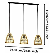 Eglo Hanglamp Ayesgarth (120 W, l x b x h: 21 x 91 x 110 cm, E27) | BAUHAUS