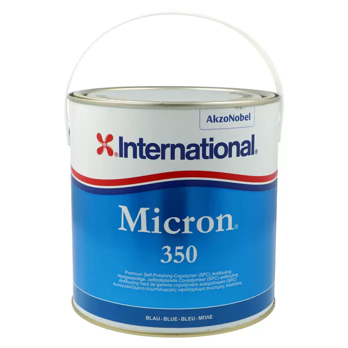 International Selbstpolierendes Antifouling Micron 350 - Blau, 2,5 l