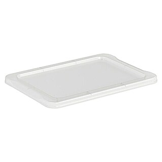 Rotho Clear Box-Deckel (Passend für: Rotho Clear Boxen 11 - 15 l, L x B x H: 39,3 x 28,3 x 1,8 cm, Transparent)