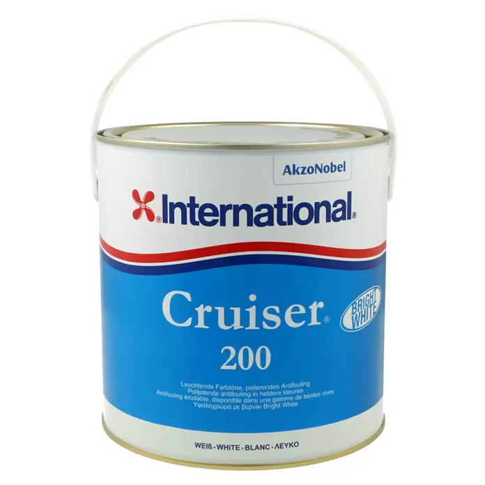 International Selbstpolierendes Antifouling Cruiser 200 - Weiß, 2,5 l