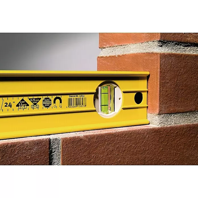 Stabila Wasserwaage Typ 196-2 - Länge: 100 cm, Anzahl Libellen: 3 Stk. - Stimmungsaufnahme
