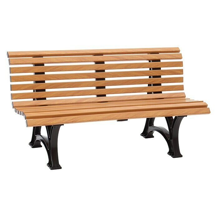 Blome Gartenbank Helgoland (B x T x H: 150 x 64 x 80 cm, Braun, Schwarz) | BAUHAUS