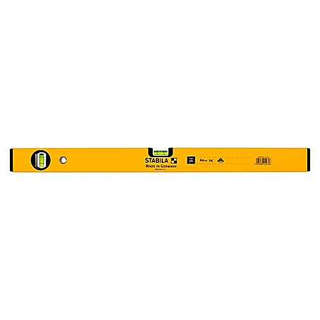 Stabila Wasserwaage Typ 70 (Länge: 40 cm, Aluminium)