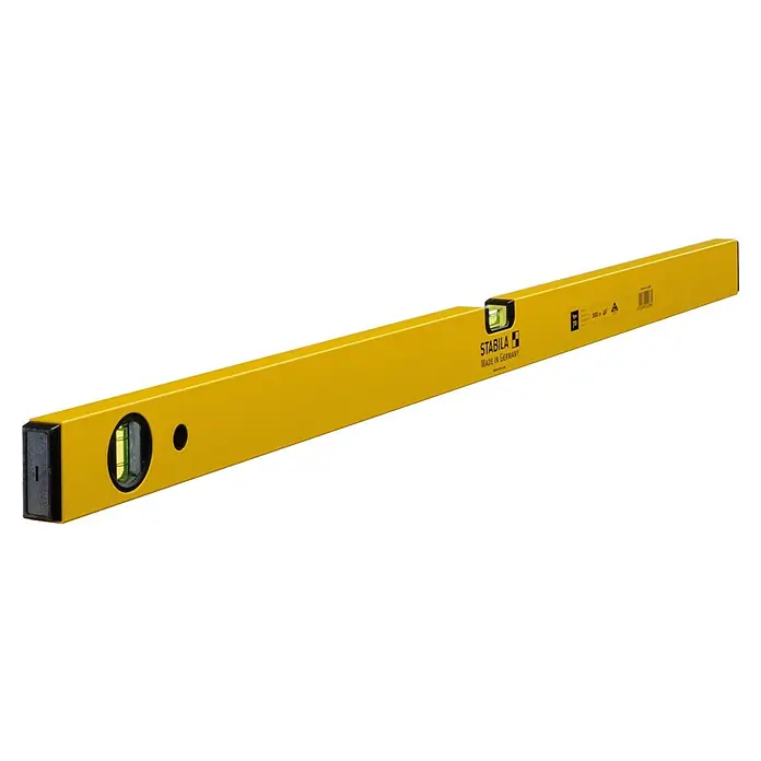 Stabila Wasserwaage Typ 70 - Länge: 100 cm, Aluminium - Gelbe Stabila Wasserwaage, ein unverzichtbares Werkzeug für präzises Ausrichten. Made in Germany, garantiert sie Qualität und Genauigkeit bei jedem Projekt.