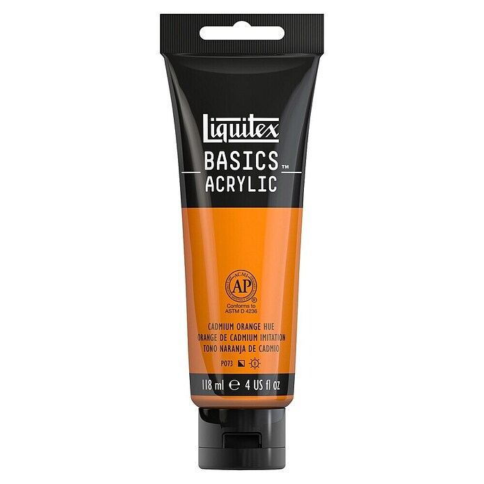 Liquitex Basics Akrilna boja (Kadmij narančasto, 118 ml, Tuba)