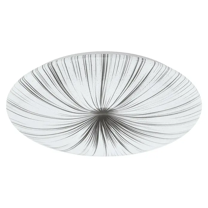 Eglo Plafón LED redondo Nieves - 30,8 W, Ø x Al: 51 x 6 cm, Blanco, Blanco, Blanco cálido - Esta lámpara de techo presenta un diseño elegante y moderno con líneas amplias, ideal para interiores con estilo.