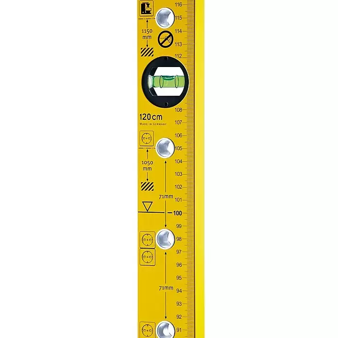 Stabila Wasserwaage Typ 70 electric - Länge: 43 cm, Anzahl Libellen: 2 Stk. - Detailaufnahme