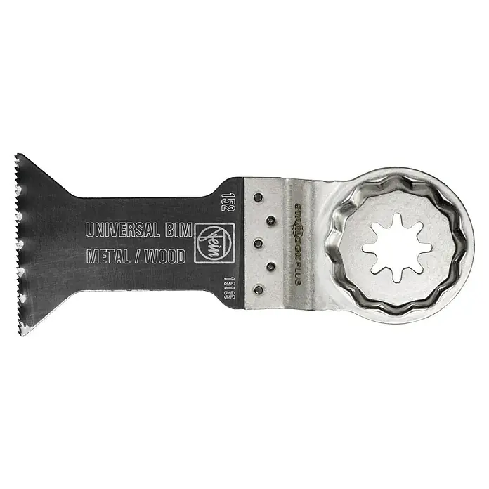 Fein AMPShare 18V Multiherramienta de batería AMM 700 Max - 18 V, Sin batería, Número de oscilaciones marcha en vacío: 10.000 /min - 19.500 /min - Hoja de sierra Fein Universal BIM para metal/madera con montaje Starlock Plus, ideal para aserrado versátil y cortes precisos.