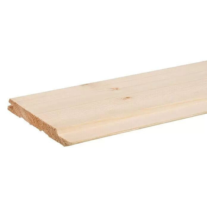BAUHAUS Profilholz - Fichte/Tanne, A-Sortierung, 270 x 9,6 x 1,25 cm - Detailaufnahme